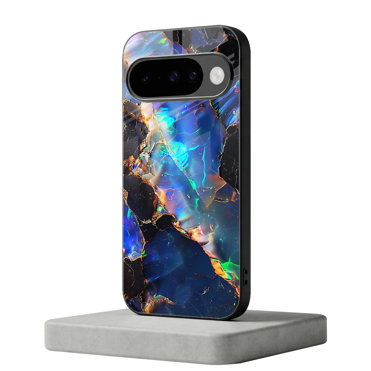 Mystic Marble google pixel 10 mobile cover | shockproof glass phone case