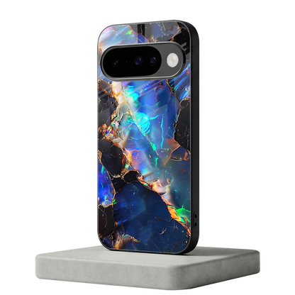Mystic Marble google pixel 10 mobile cover | shockproof glass phone case