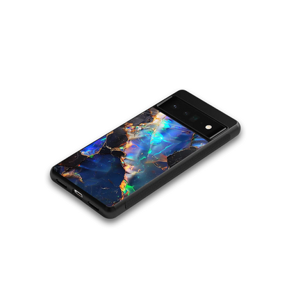 Mystic Marble google pixel 6 pro mobile cover | shockproof glass phone case