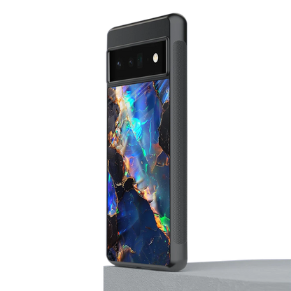 Mystic Marble stylish phone case for google pixel 6 pro | glossy glass and slim fit
