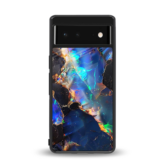 Mystic Marble back phone cover | glass case for google pixel 6a
