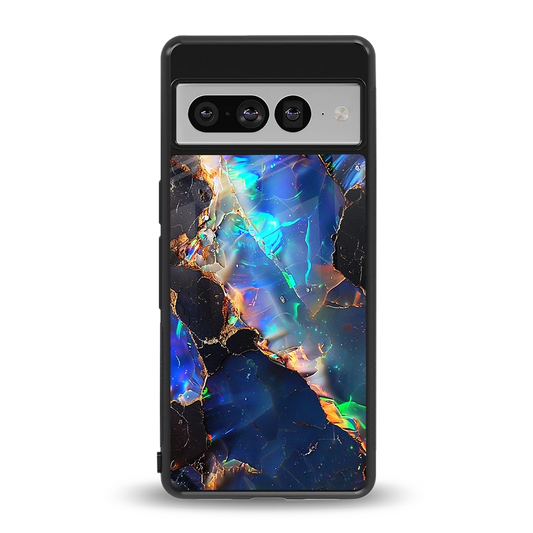 Mystic Marble back phone cover | glass case for google pixel 7 pro