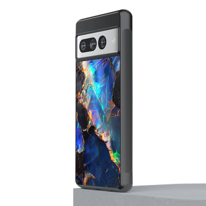 Mystic Marble stylish phone case for google pixel 7 pro | glossy glass and slim fit