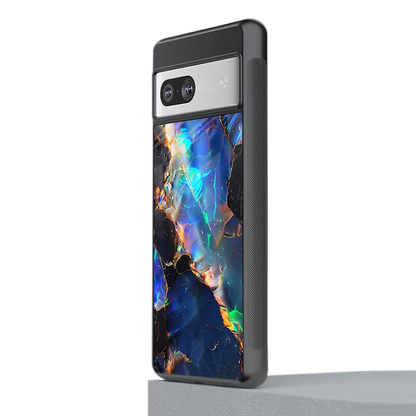 Mystic Marble stylish phone case for google pixel 7 | glossy glass and slim fit