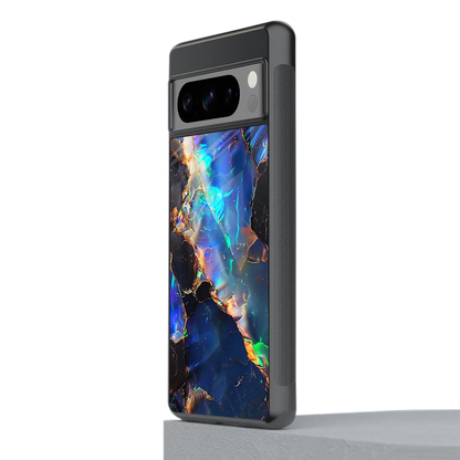 Mystic Marble stylish phone case for google pixel 8 pro | glossy glass and slim fit