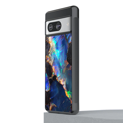 Mystic Marble stylish phone case for google pixel 8 | glossy glass and slim fit