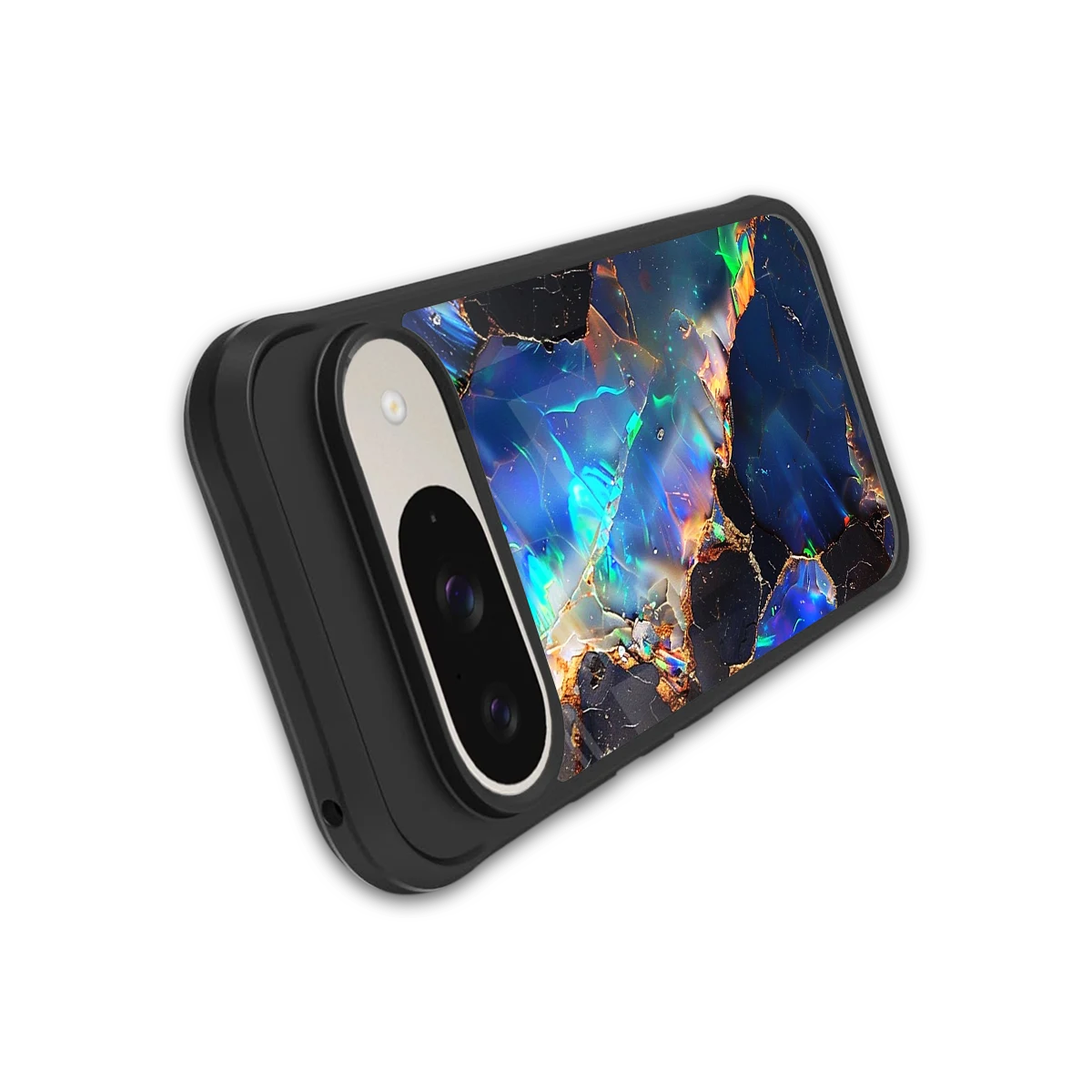 Mystic Marble stylish phone case for google pixel 9 | glossy glass and slim fit