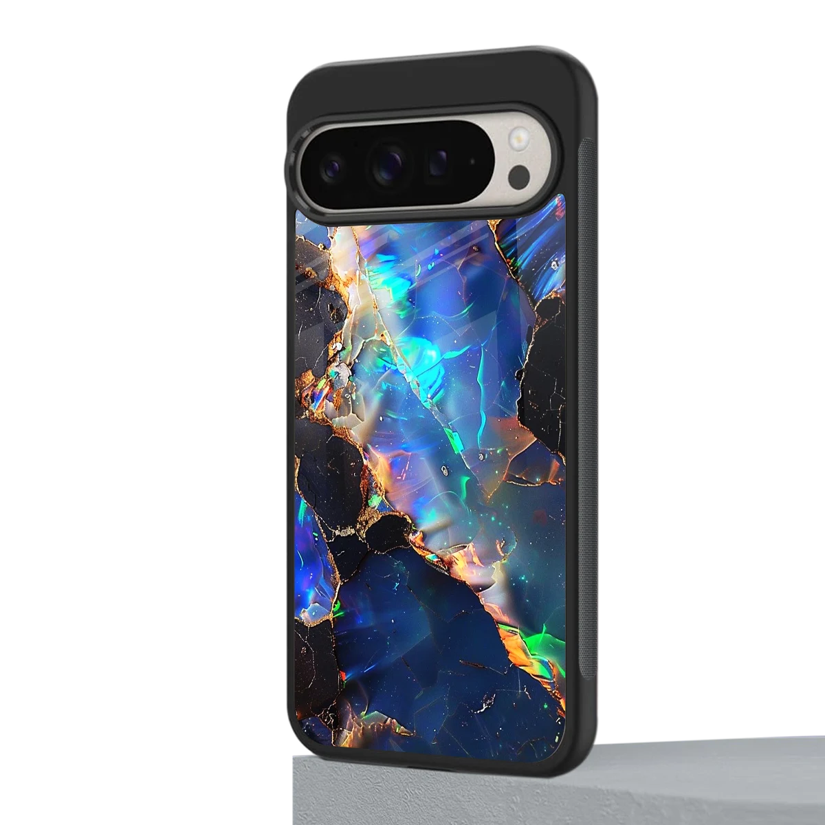 Mystic Marble google pixel 9 pro mobile cover | shockproof glass phone case