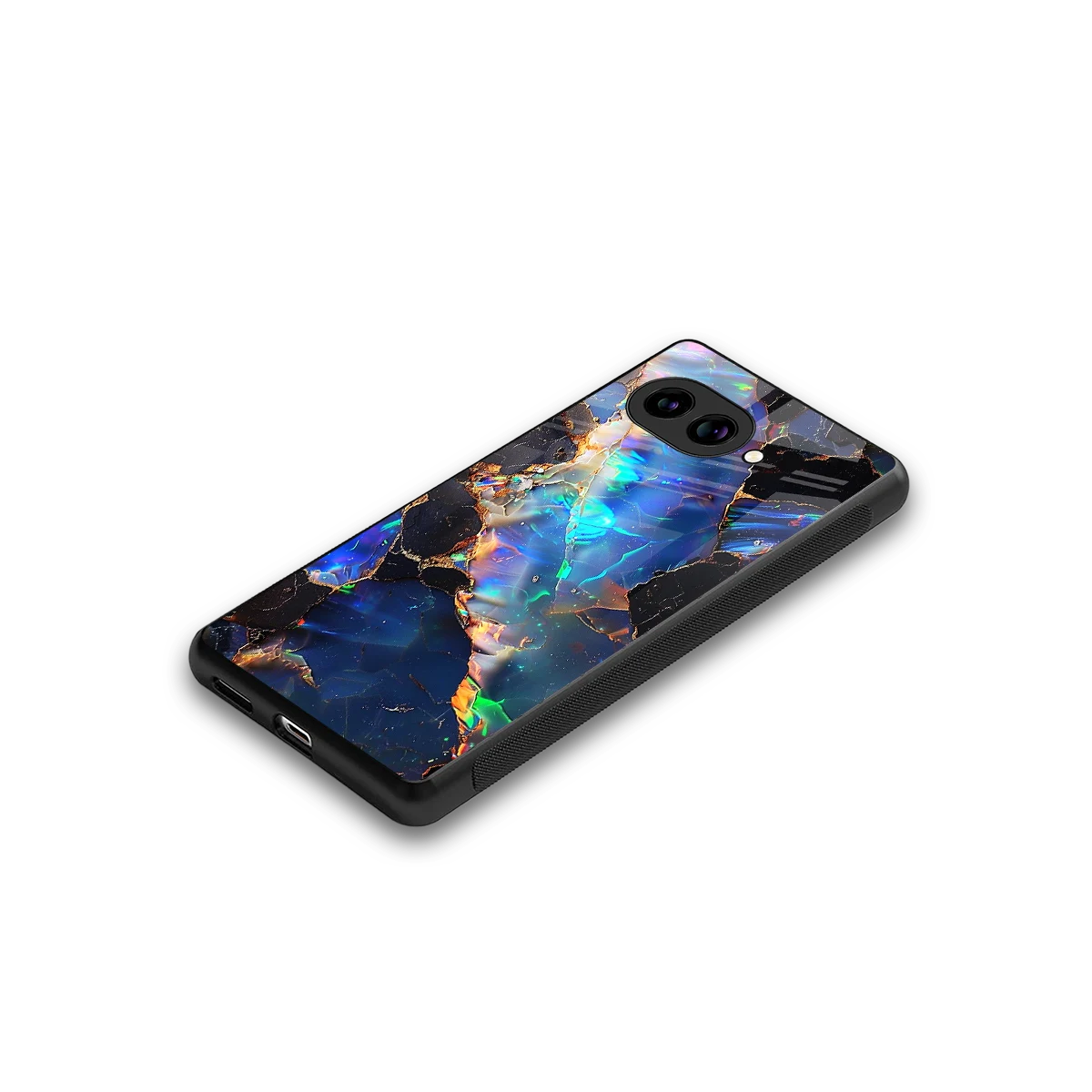 Mystic Marble stylish phone case for google pixel 10a | glossy glass and slim fit