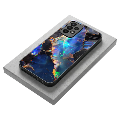 Mystic Marble stylish phone case for samsung galaxy a23 | glossy glass and slim fit