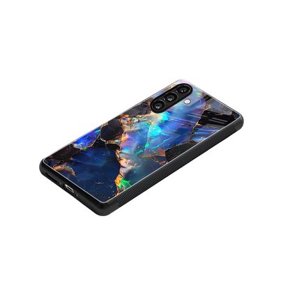 Mystic Marble stylish phone case for samsung galaxy a14 5g | glossy glass and slim fit