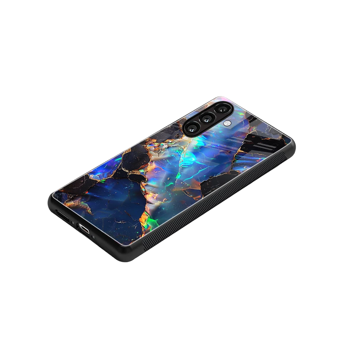 Mystic Marble stylish phone case for samsung galaxy a17 5g | glossy glass and slim fit