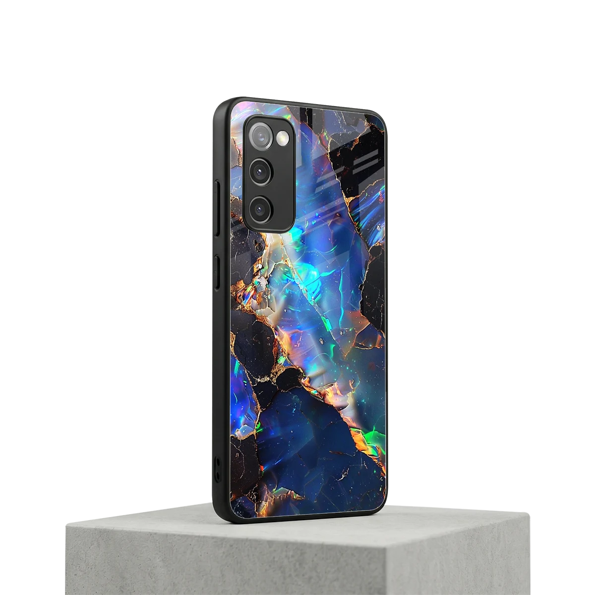 Mystic Marble samsung galaxy s20 fe mobile cover | shockproof glass phone case