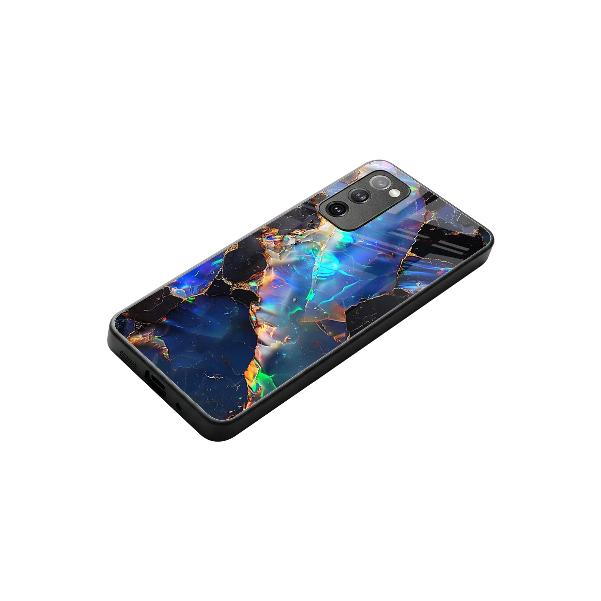 Mystic Marble stylish phone case for samsung galaxy s20 fe | glossy glass and slim fit