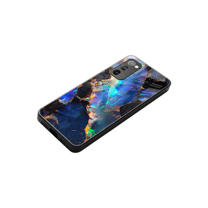 Mystic Marble stylish phone case for samsung galaxy s20 fe | glossy glass and slim fit