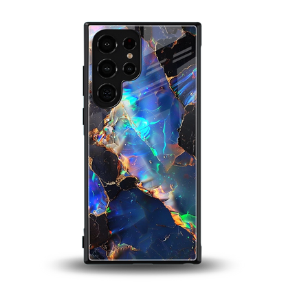 Mystic Marble back phone cover | glass case for samsung galaxy s24 ultra