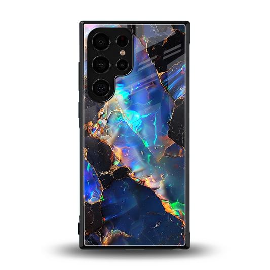 Mystic Marble back phone cover | glass case for samsung galaxy s24 ultra