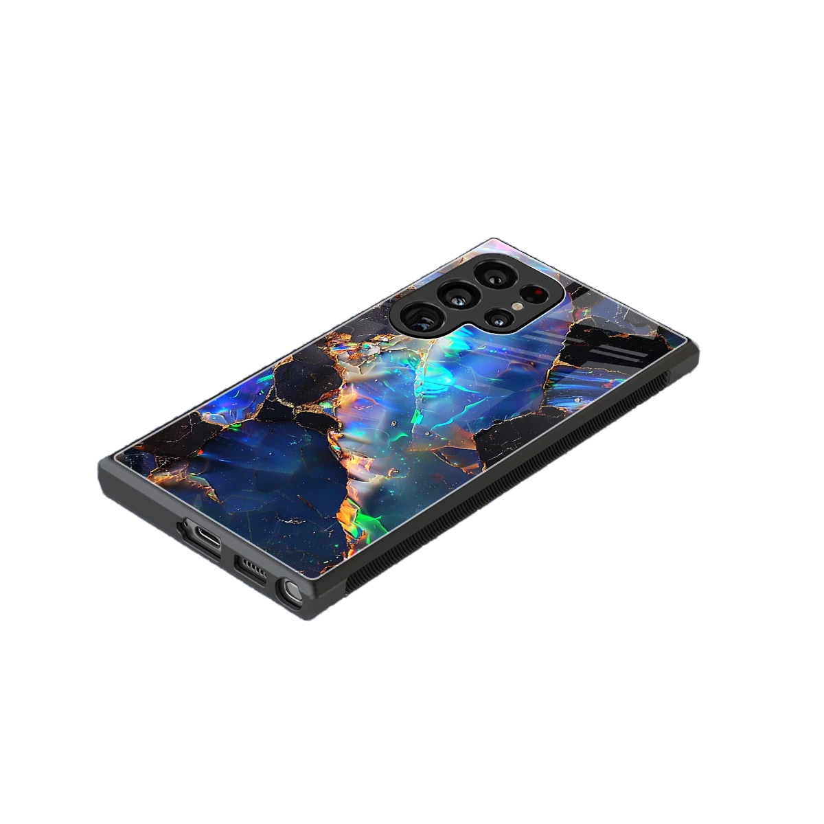 Mystic Marble stylish phone case for samsung galaxy s24 ultra | glossy glass and slim fit