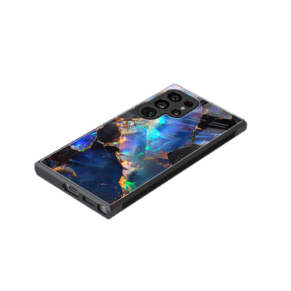 Mystic Marble stylish phone case for samsung galaxy s24 ultra | glossy glass and slim fit