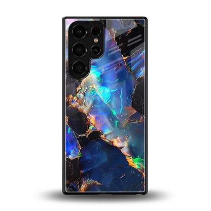 Mystic Marble back phone cover | glass case for samsung galaxy s25 ultra