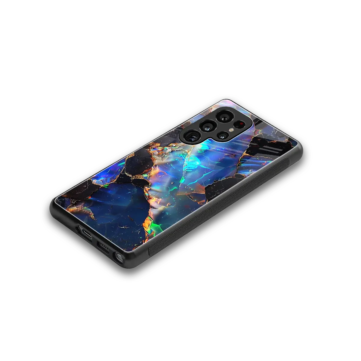 Mystic Marble stylish phone case for samsung galaxy s25 ultra | glossy glass and slim fit