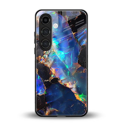 Mystic Marble back phone cover | glass case for samsung galaxy s24 fe