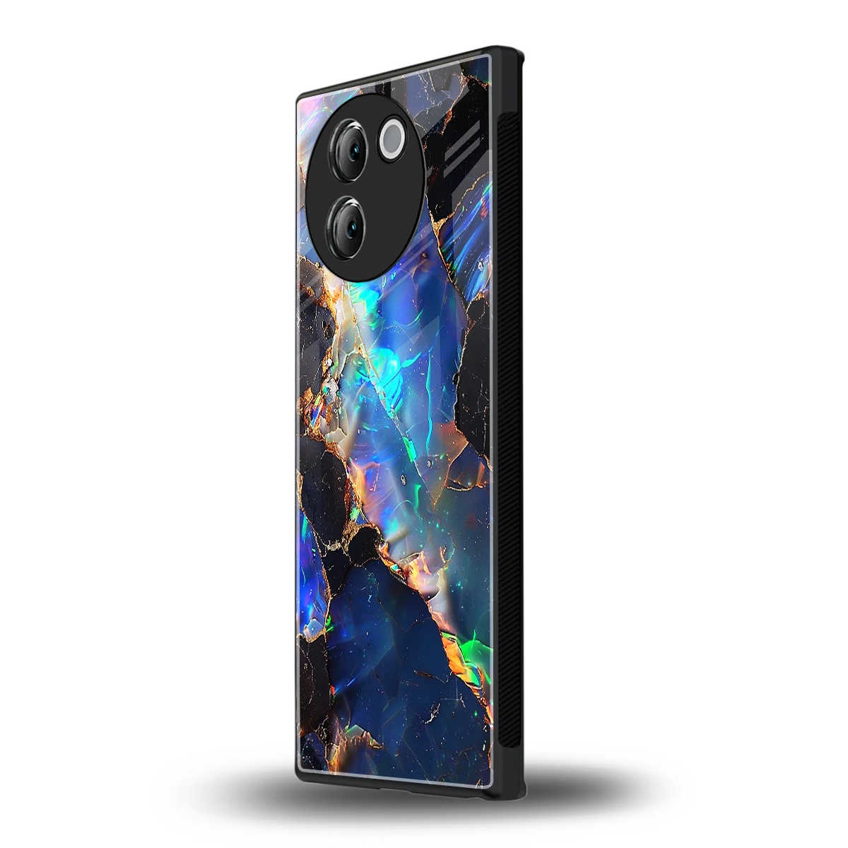 Mystic Marble vivo v30e mobile cover | shockproof glass phone case