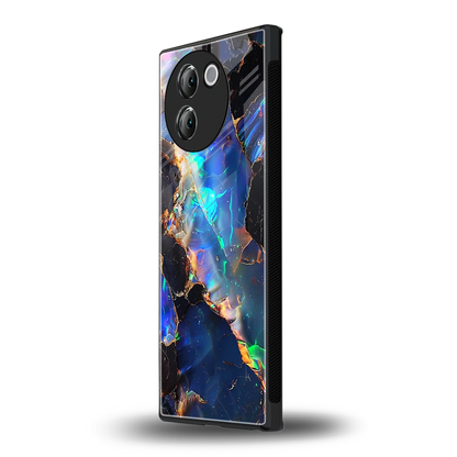 Mystic Marble vivo v30e mobile cover | shockproof glass phone case