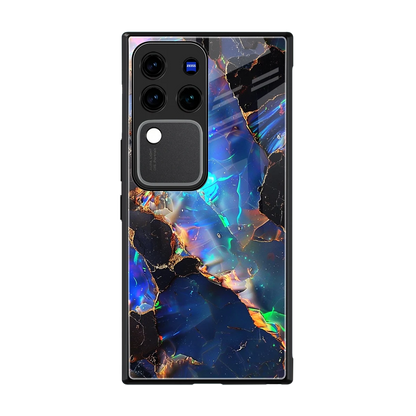 Mystic Marble back phone cover | glass case forvivo v30 pro