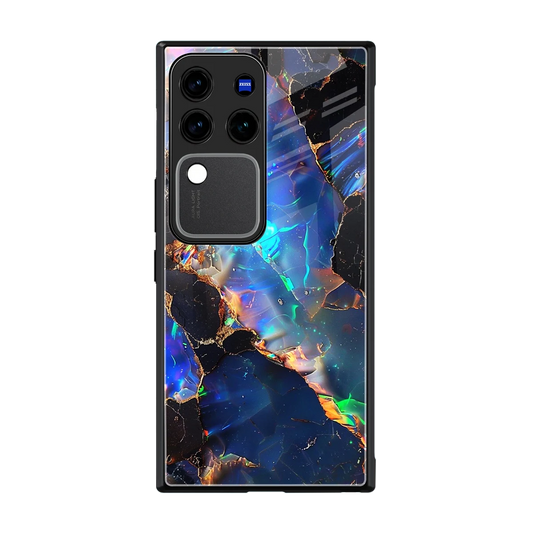 Mystic Marble back phone cover | glass case forvivo v30 pro