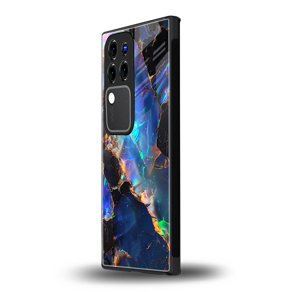 Mystic Marblevivo v30 pro mobile cover | shockproof glass phone case