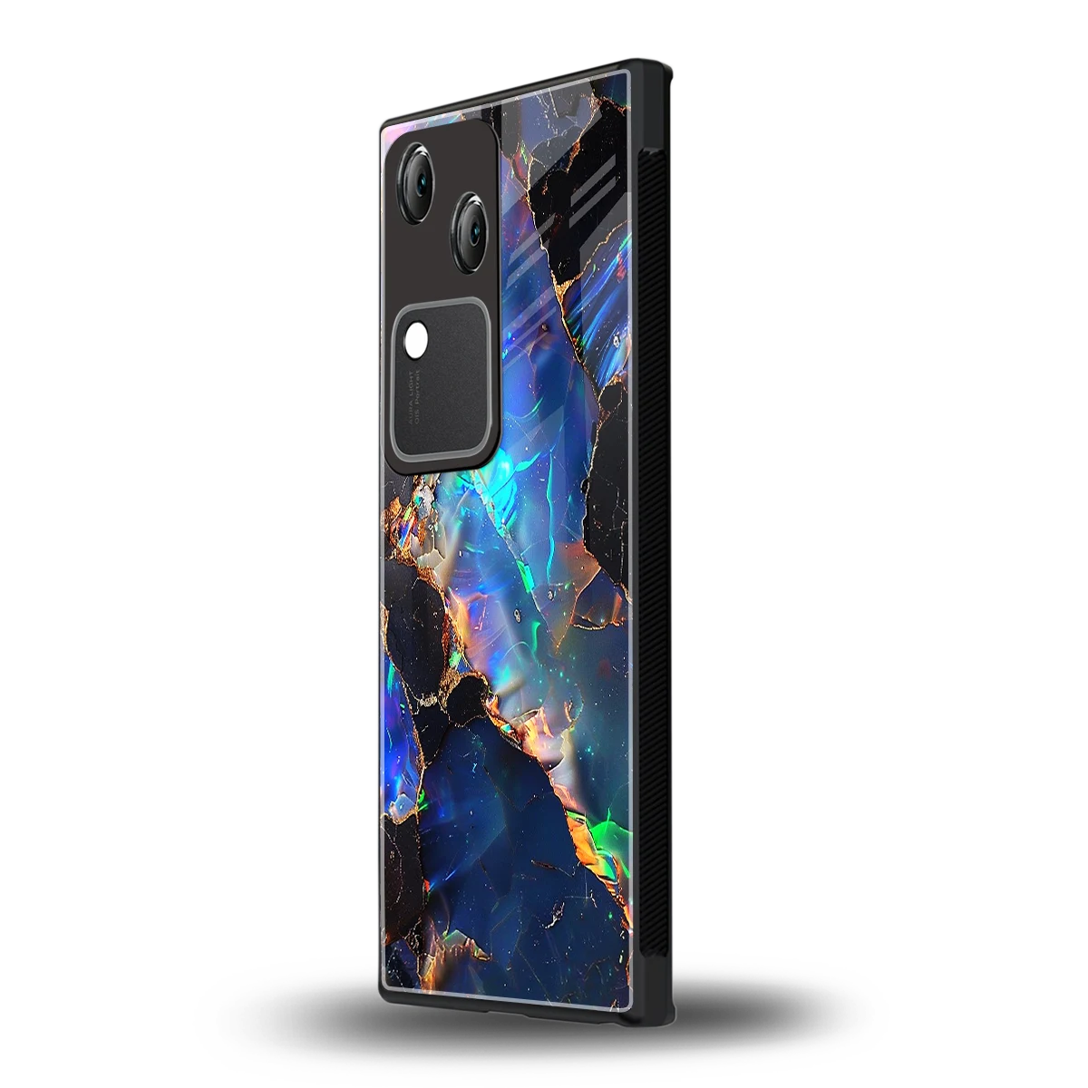 Mystic Marble vivo v30 mobile cover | shockproof glass phone case