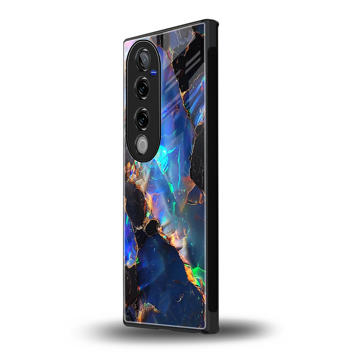 Mystic Marble vivo v40 pro mobile cover | shockproof glass phone case