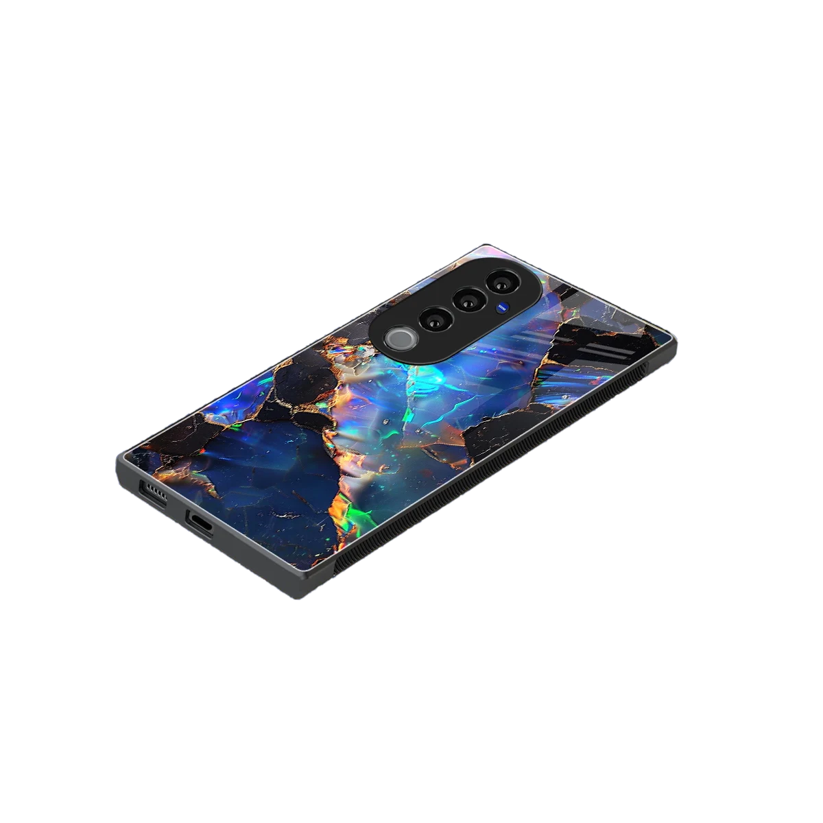 Mystic Marble stylish phone case for vivo v40 pro | glossy glass and slim fit