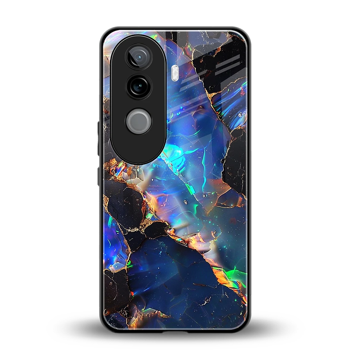 Mystic Marble back phone cover | glass case for vivo v40e