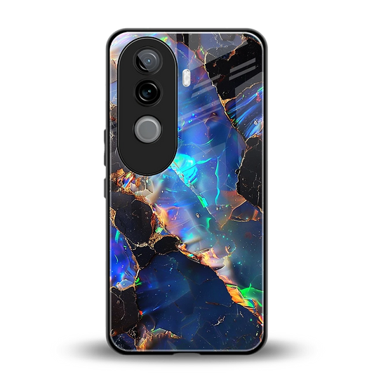 Mystic Marble back phone cover | glass case for vivo v40e