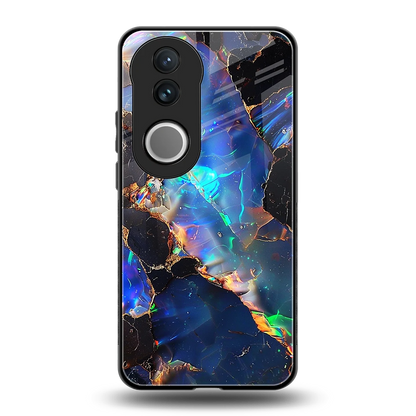 Mystic Marble back phone cover | glass case for vivo v50