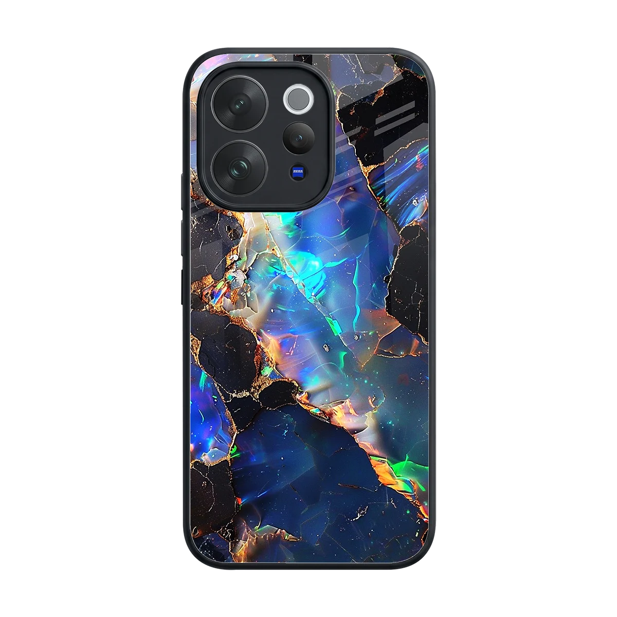 Mystic Marble back phone cover | glass case for vivo v70 elite