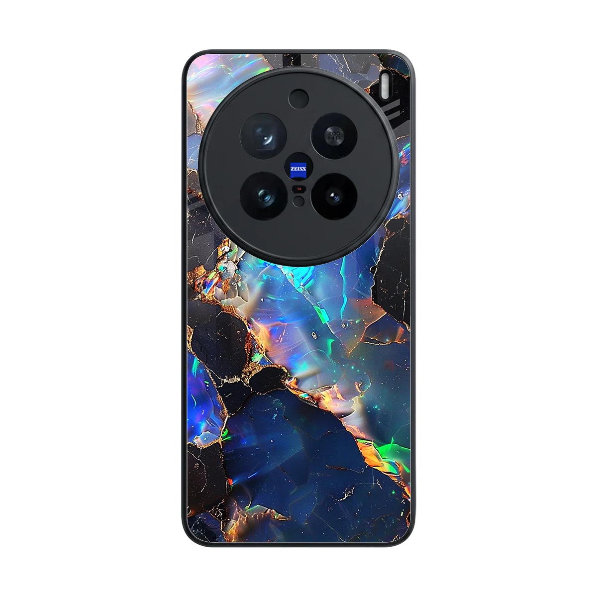 Mystic Marble back phone cover | glass case for vivo x200 pro