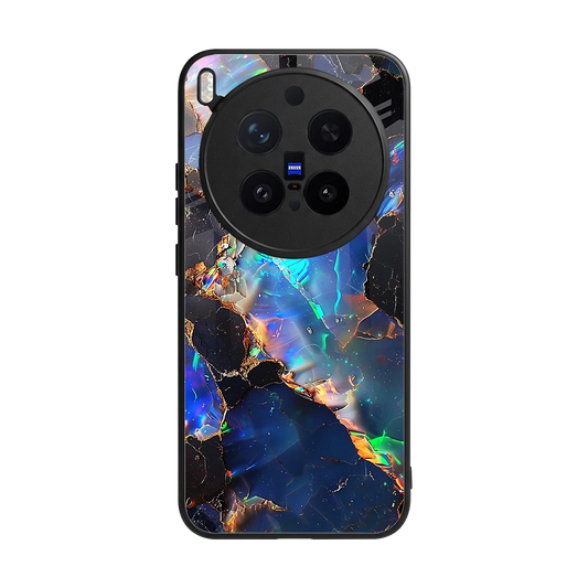 Mystic Marble back phone cover | glass case for vivo x300 pro