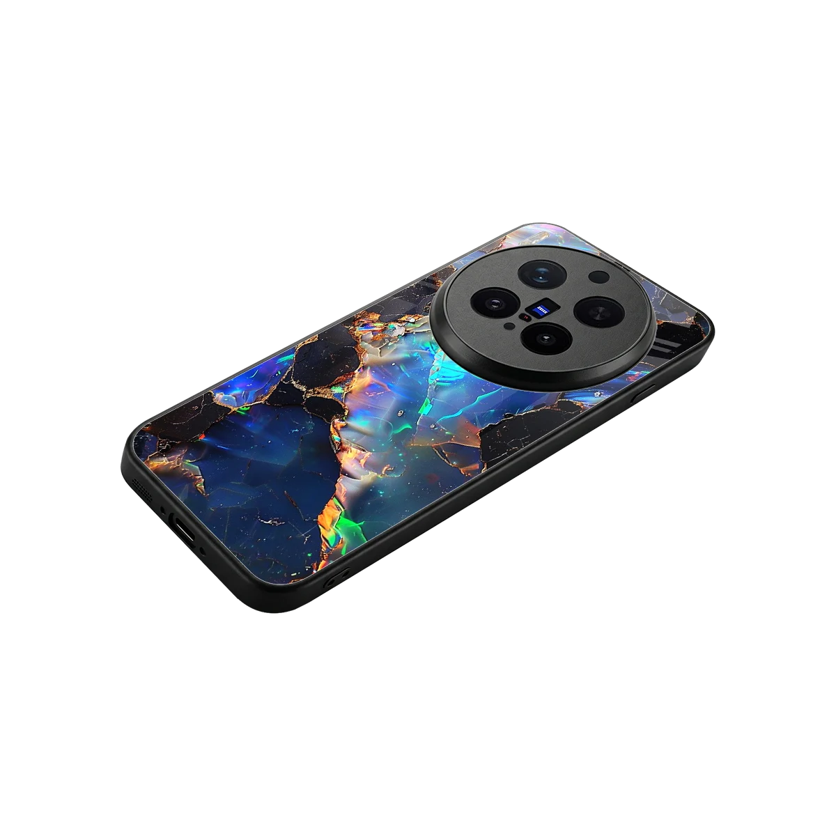 Mystic Marble stylish phone case for vivo x300 pro | glossy glass and slim fit