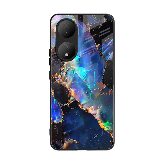 Mystic Marble back phone cover | glass case for Vivo-y100