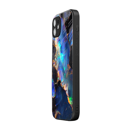 Mystic Marble iphone 12 mobile cover | shockproof glass phone case