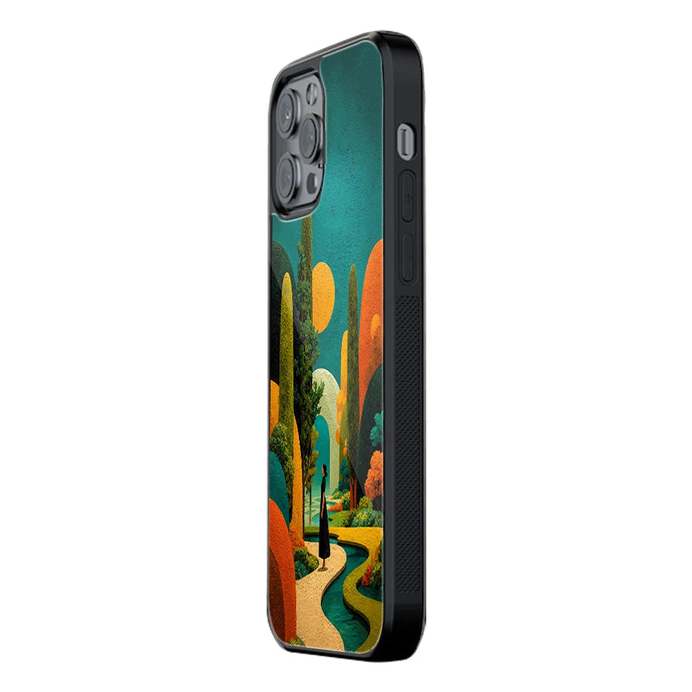 Trendy Glass Back Mobile Case for iPhone, Samsung, Redmi, OnePlus, Google Pixel, Motorola