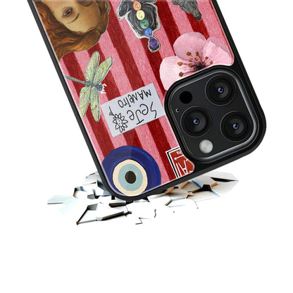 Durable Glass Back Mobile Case for iPhone, Samsung, OnePlus, Google Pixel, Redmi, Vivo, Oppo