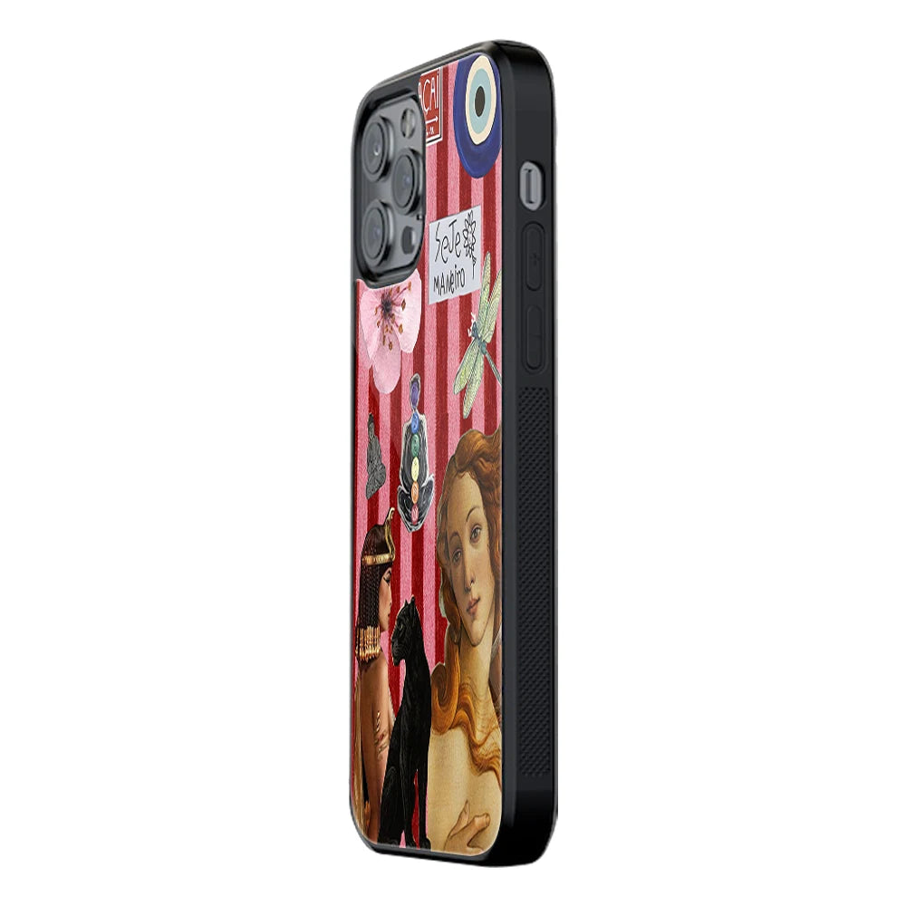Trendy Glass Back Mobile Case for iPhone, Samsung, Redmi, OnePlus, Google Pixel, Motorola