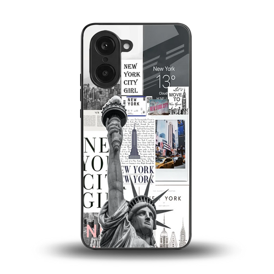 NY Dream back phone cover | glass case for oneplus nord ce5 5g