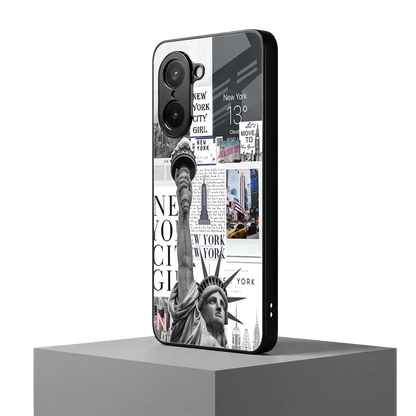 NY Dream oneplus nord ce5 5g mobile cover | shockproof glass phone case