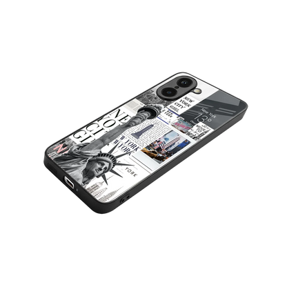 NY Dream stylish phone case for oneplus nord ce5 5g | glossy glass and slim fit