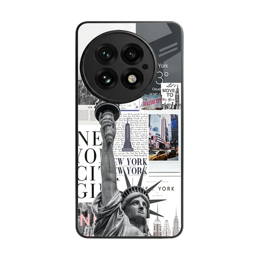 NY Dream back phone cover | glass case for oneplus 13
